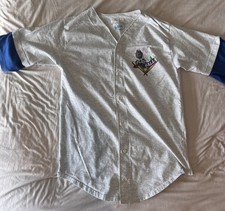 Old Style Double Sided Baseball Jersey Vtg 80s 1988 Made In USA Size L Beer