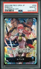 PSA 10 Rebecca Leader Alternate Art OP04-039 2023 ONE PIECE Card Japanese