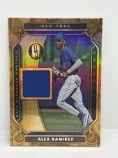 2023 Panini Chronicles - Gold Standard Swatches Alex Ramirez #GSS-AR Patch Mem