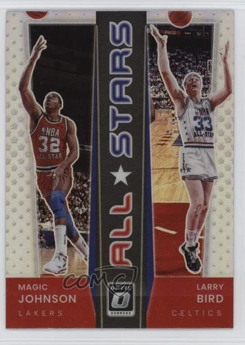2021-22 Panini Donruss Optic All-Stars Larry Bird Magic Johnson #13 HOF 1p8m
