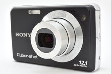 Sony Cyber Shot DSC-W220 Black Digital Camera 12.1MP 4x Zoom 2.7in LCD Japanese