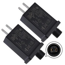 2Pcs Replacement Yard Inflatable Adapter, 12V 1.25A Power Supply Adaptor for ...