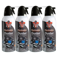 Falcon Dust-Off Compressed Gas Duster, 10oz., 4 Pack Free Shipping