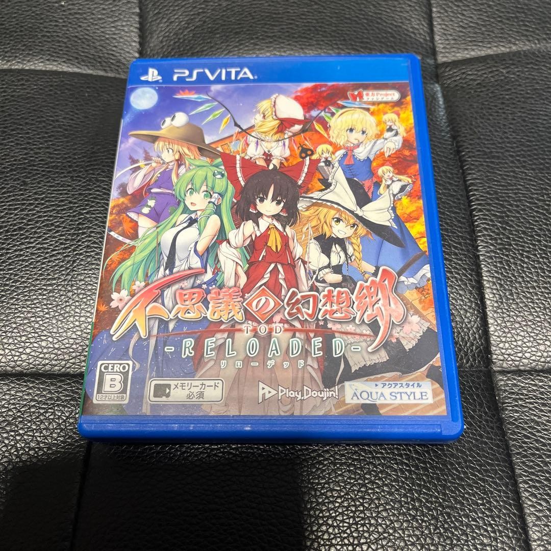 Wonder Gensokyo TOD Reloaded Sony PS Vita Used Tested Japanese ver with Case