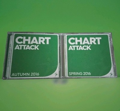 2er Set Doppel-CD Chart Attack 2016 BPM konstant Aerobic Step Cardio Toning