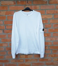 C.P. Company Men's Arm Lens Crewneck Badge Logo Sweatshirt Long Sleeve sz XL