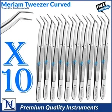 Surgical Cotton Dressing Meriam Thumb Forceps Tissue Tweezers Dental Pinzas Lab