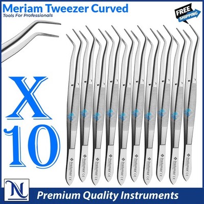 Premium Grade College/Cotton Dressing Pliers 6'' Tweezers Dental Instruments