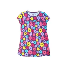 Girls Circo Multicolored Floral Print Babydoll Style Dress/Blouse Size XL(14/16)