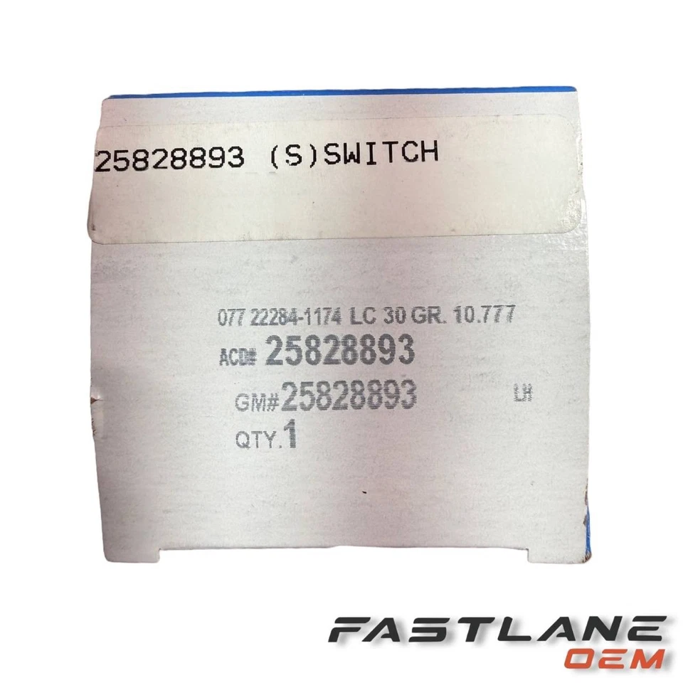 Interruptor de ventana de puerta delantera izquierda Chevrolet Impala 2009-2016 nuevo OEM 25828893 Foto 4 de 4