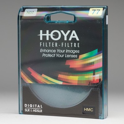 Hoya Digital HMC ND2 Filter, Graufilter 1 Stop, 77 mm