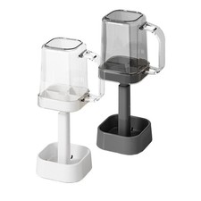 Toothbrush Holders With Cover Dustproof Tooth Brush Stand 3-Slot