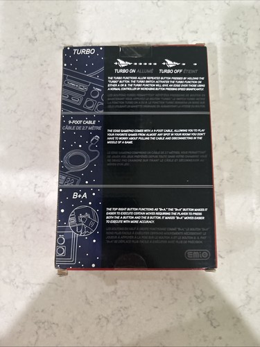 Nintendo The Edge Gamepad NES Classic Edition / Wii U Wired Controller TURBO NEW - Picture 7 of 8
