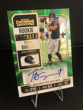 2023 Tyson Bagent Rookie Ticket Auto Contenders GREEN Variant SSP🔥 RARE🔥 Bears
