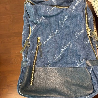 DECADE Resound Clothing Collaboration Denim Leather Backpack From Japan