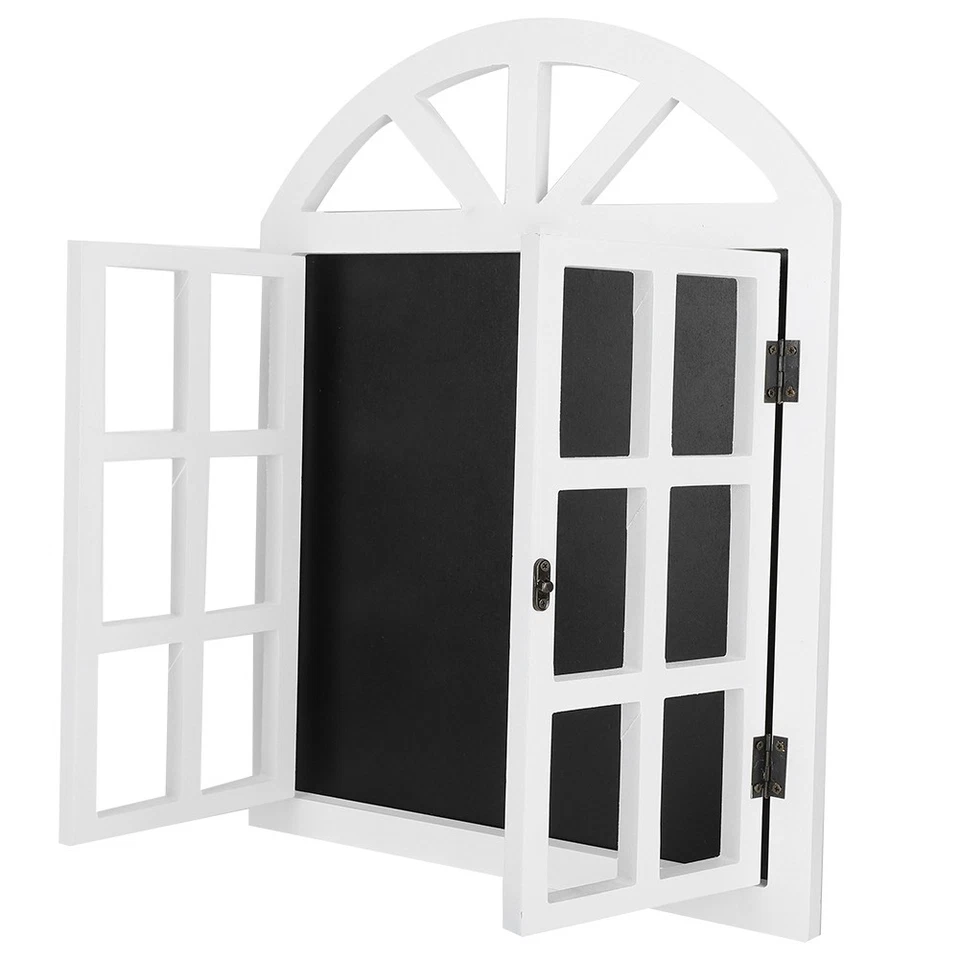 Wood Blinds Message Board Chalkboard Rustic Blank Window Wall Prompt Board - Image 4 of 4