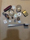 Vintage Junk Drawer Lot Assorted Antique Coins Bottle Stopper Tape Measure — photo 1