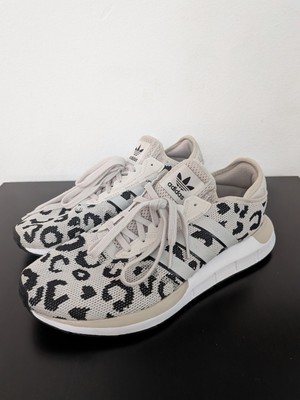 Adidas Swift Run X Leopard Print Running Shoes H01906 Women's Size