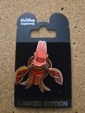 WDI DISNEY Moveable Arms SEBASTIAN LITTLE MERMAID WORLD OF COLOR LE 300 PIN