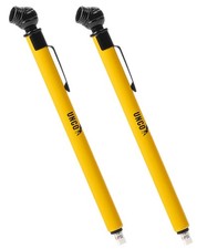 Tire Pressure Gauge 2 Pack 10 75 PSI Pencil Air Meter Yellow Metal Nozzle Cars B