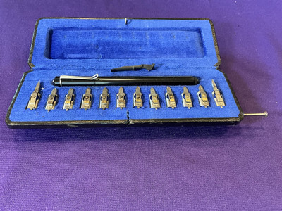 Pelikan Graphos Germany Vintage Calligraphy Graphics Set Rare (S294).