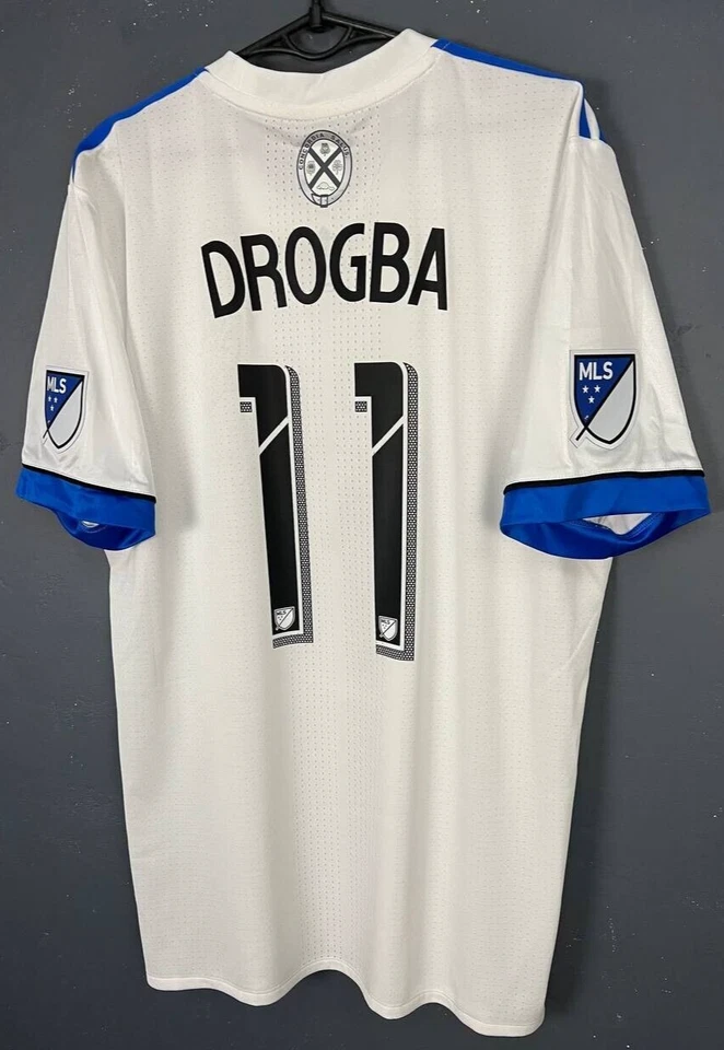 PLAYER ISSUE DROGBA FC MONTREAL IMPACT 2016/2017 SOCCER FOOTBALL SHIRT SIZE XL - Image 3 of 4