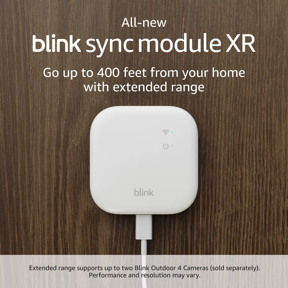 All-New Blink Sync Module XR — System Hub for All Blink Devices, Go up to 400 Fe-image