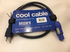 Blizzard PC-Main-1403 / 3' Powercon Compatible to Grounded Edison Male