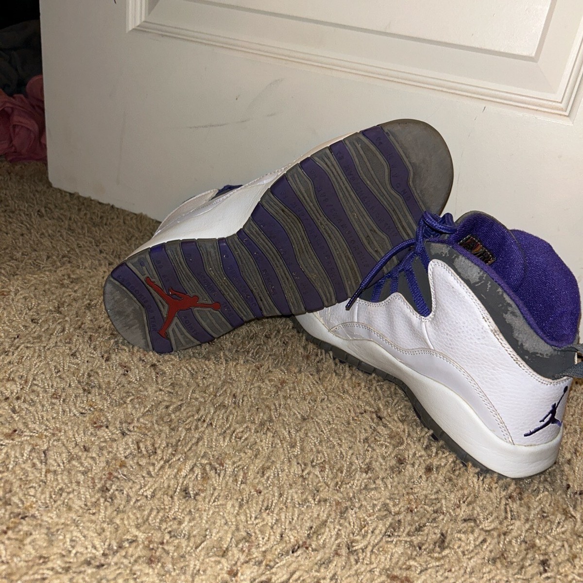 Jordan 10 Retro White Medium Violet (unisex) Nike Air Jordan 10 Retro White Medium Violet 311770-151  main image 4