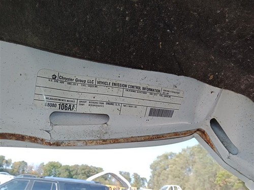 2011 Ram2500 Lh Driver Side Rear Door Interior Trim Panel Charcoal V9v3 - Picture 6 of 6