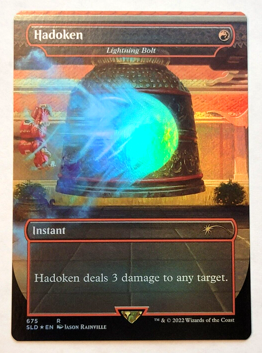 hadoken mtg card 2022 Magic Street Fighter Secret Lair Drop Ryu, World Warrior Foil – 3G Cards & Collectibles, LLC Lightning Bolt deals 3 damage to any target. MTG Hadoken - Lightning Bolt