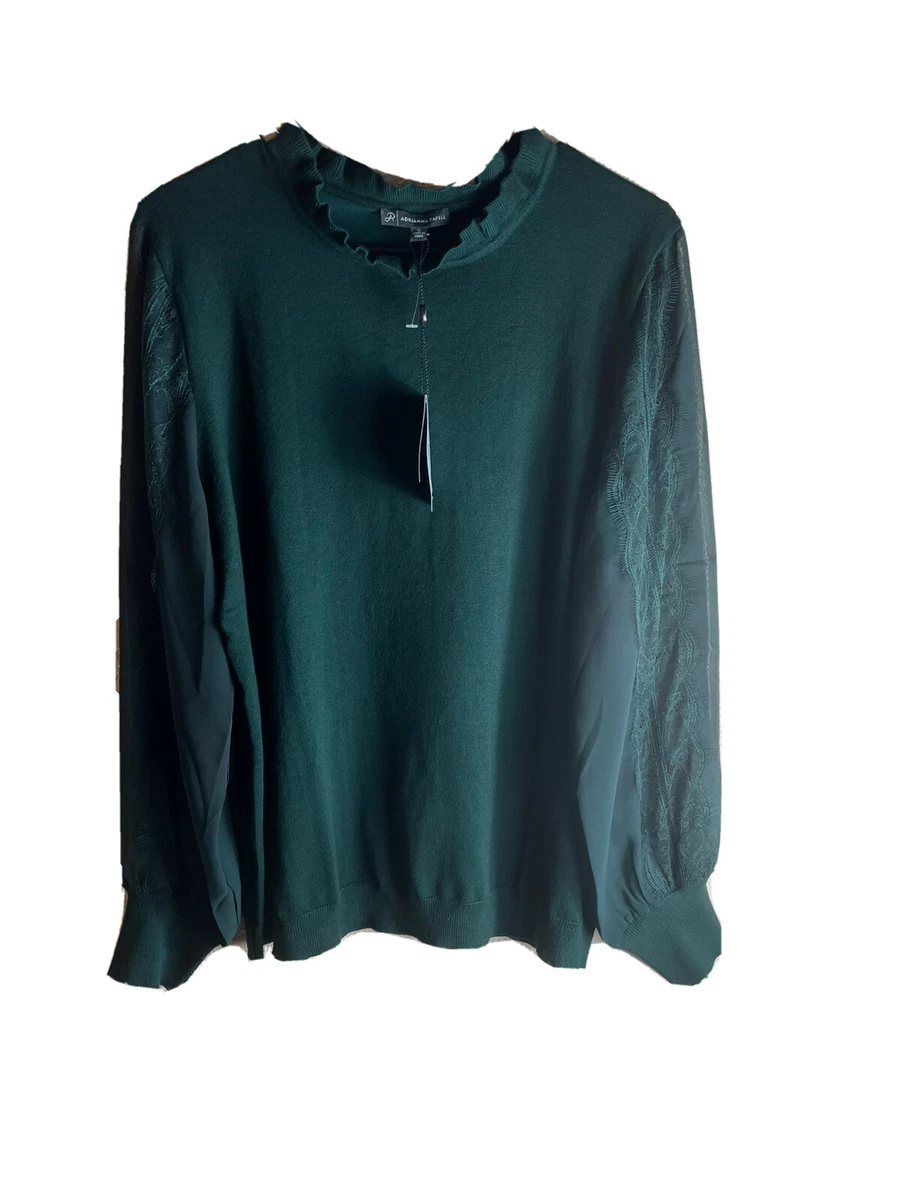 Adrianna papell deals sweater shirt