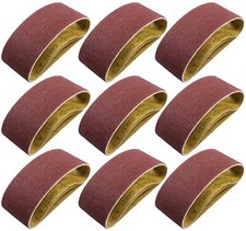 20 Pack 3x18 Inch Belt Sanding Paper Aluminum Oxide Abrasive Sanding Belts
