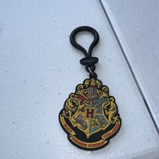 Harry Potter Hogwarts Crest Official Rubber Keychain / Keyring Licensed Gift D5