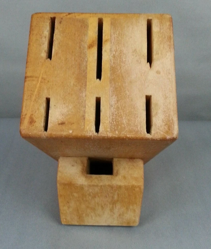 Bloque de cuchillos contadores de madera Faberware 6 ranuras Foto 2 de 4