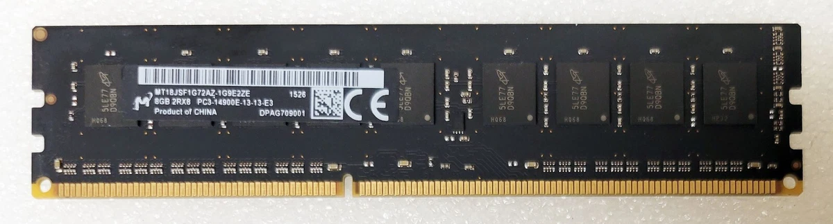 Apple Computer PC3-14900 (DDR3-1866) Bus Speed Memory (RAM) for