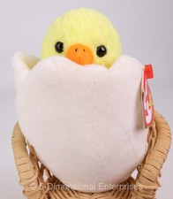 TY Beanie Babies: EGGBERT the Egg in Chick (6 Inch) w/Tags 1998 New