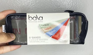 Bala Bandes de résistance d'entraînement Motivation 5x Niveaux de bande 100% Nouveau latex naturel