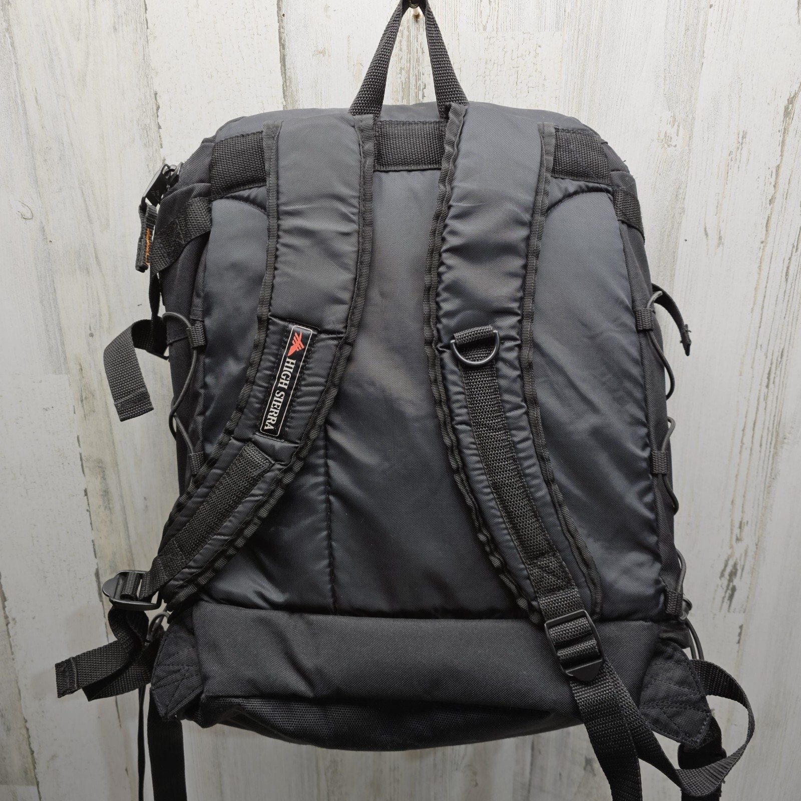 High Sierra & Shield Logo Patch Backpack Bungee I… - image 2