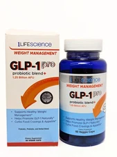 1LifeScience GLP-1 Pro Weight Management Supplement with Probiotic Blend 60 Vcap