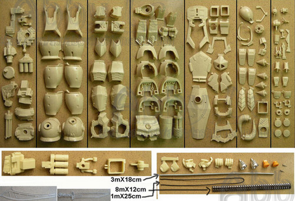 mahf セット for MG 1/100 MS-07B-3 Gouf 2.0 Super-G Resin NG ver Custom