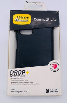 Otterbox Commuter Lite Series Case For Samsung Galaxy A12 Only - Black