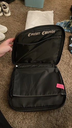 VINTAGE JUICY COUTURE VELOUR Y2K COMPUTER CASE - 第 7/7 張圖片