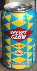 *Retro!* Velvet Glow Stay Tab Pull Top Beer Can CA Bottom Opened All Original — photo 1