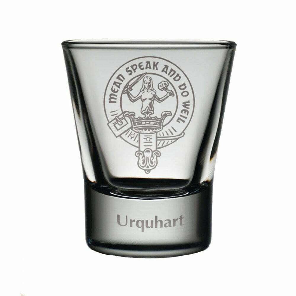 Art Pewter Gunn Clan Crest Dram Glass TOT-C31