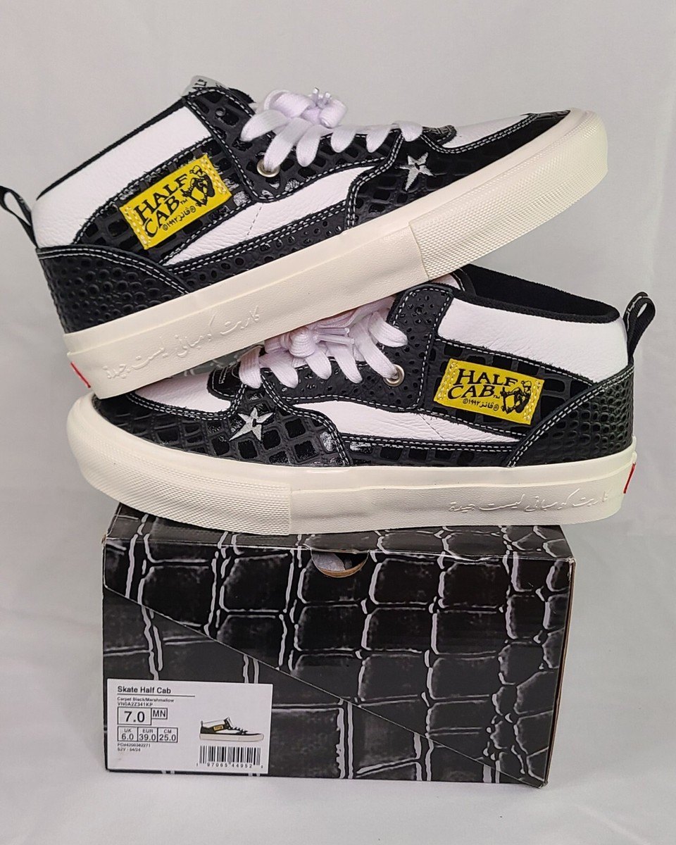 Vans x Carpet Company Skate Half Cab Mens Sz Womens Sz Black  Croc 🔥