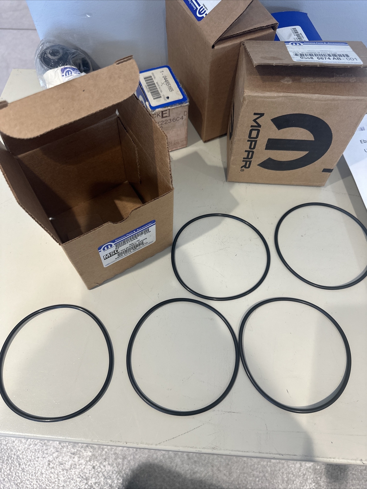 For Ford F53 2004 Axle Hub ORing Rear 2 ORings Black NBR