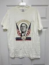 GEORGE W. BUSH Inauguration January 20, 2001, "M" White T- Shirt