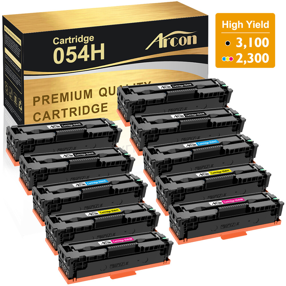 10PK 054 Toner For Canon 054H Toner Cartridge ImageCLASS LBP621cdw