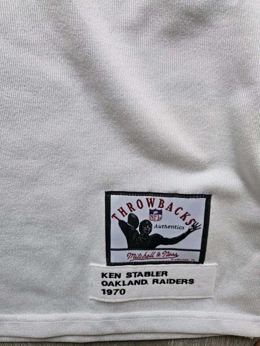 Mitchell Ness M&N Authentic Oakland Raiders Ken Stabler
